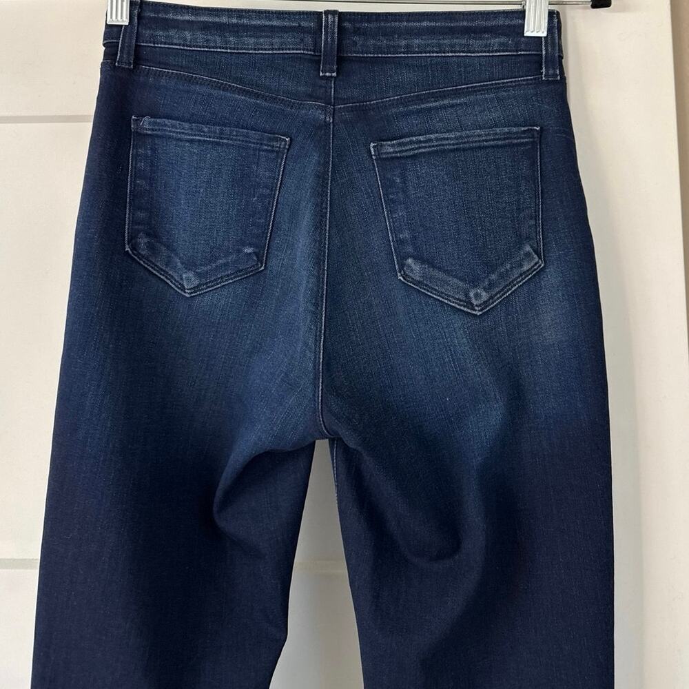 L’AGENCE Oriana High Rise Straight Leg Jeans Womens Size 26 in Bleu Jay *EUC - Picture 10 of 12